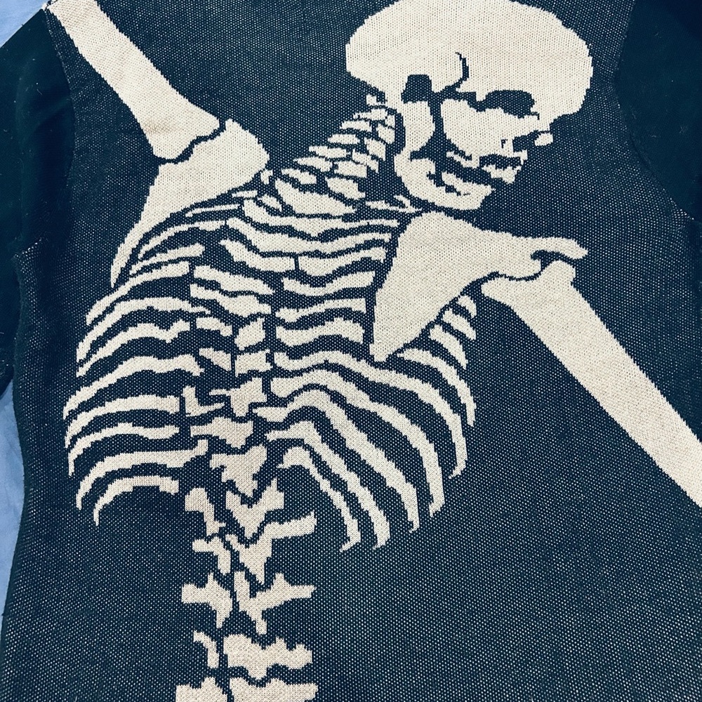 Tripp NYC vintage skeleton hug sweater